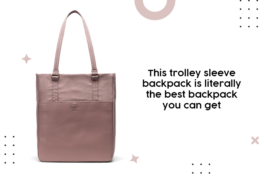 trolley sleeve backpack